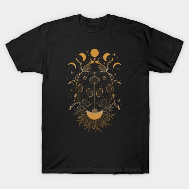 Ladybug | Sun and Moon T-Shirt by CelestialStudio